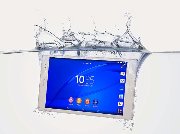 Máy tính bảng giá rẻ Sony có khả năng chống nước hiệu quả