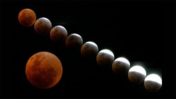 Sự kiện thiên văn xuất hiện Mặt Trăng máu kỳ lạ