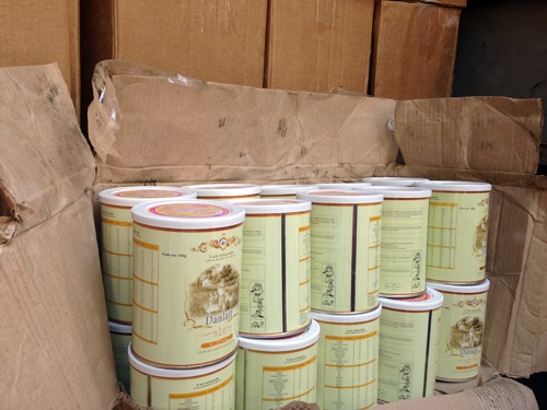 Sản phẩm sữa dê Danlait năm 2013 đã bị Chi cục Quản lý Thị trường Hà Nội thu giữ