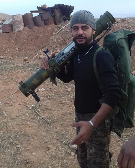 Hình ảnh binh sĩ Syria mang theo súng phóng tên lửa nhiệt áp Bumblebee