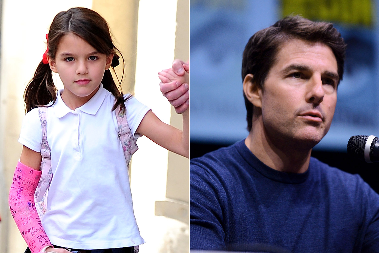 Theo một số nguồn tin, Tom Cruise cũng ít khi gặp gỡ cô con gái Suri