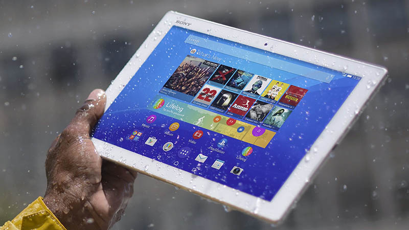 Sony Xperia Z4 Tablet là một trong những tablet hot nhất có khả năng chống nước
