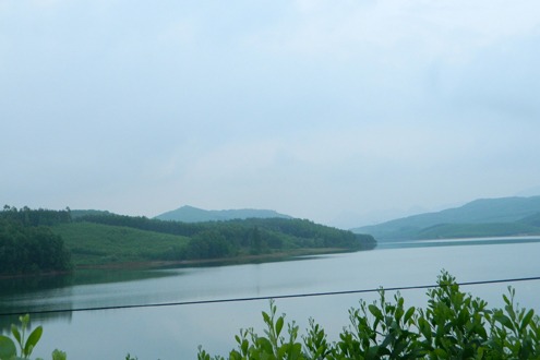 Hồ Phú Ninh nơi xảy ra vụ tai nạn chết đuối thương tâm