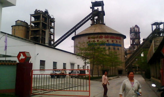 Nhà máy xi măng Luks Việt Nam, nơi xảy ra tai nạn chết người khiến anh Phạm Nam tử vong