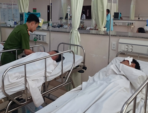 Nhiều nạn nhân trong vụ tai nạn giao thông đang được cấp cứu ở Bệnh viện Bà Rịa