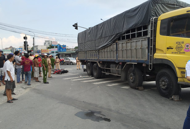 Sau khi gây tai nạn giao thông chết người, tài xế xe tải đã bỏ trốn khỏi hiện trường
