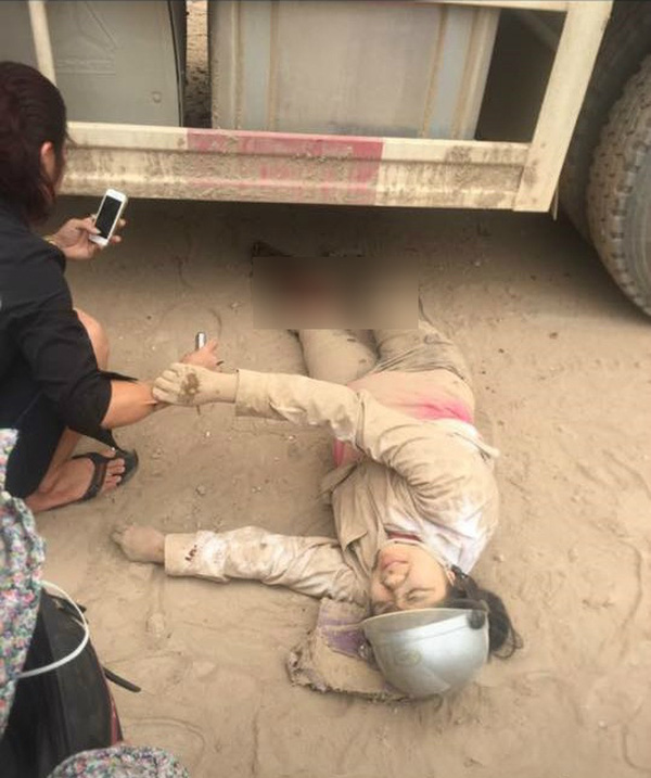 Nạn nhân vụ tai nạn giao thông là chị Trần Thị Nga, đang mang bầu 7 tháng
