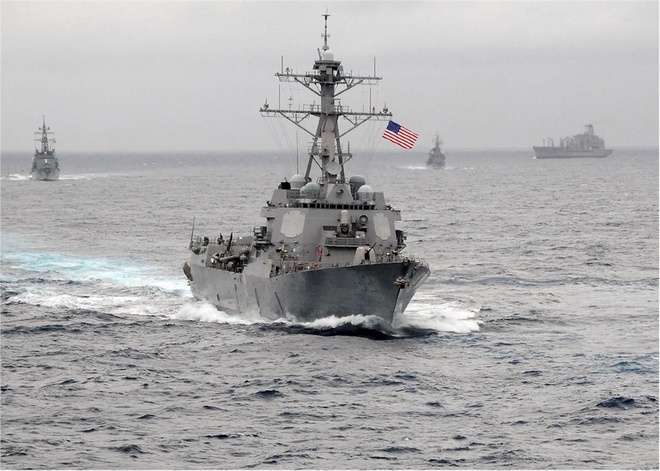 Tàu khu trục tên lửa USS Lassen là một trong những vũ khí quân sự nổi tiếng nhất thế giới hiện nay