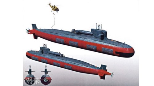 Hình ảnh mô phỏng về tàu ngầm hạt nhân mới nhất của Trung Quốc cho thấy đây là vũ khí quân sự rất hiện đại