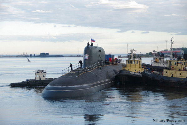 Tàu ngầm hạt nhân lớp Yasen được trang bị hệ thống vũ khí hiện đại với sức công phá mạnh mẽ