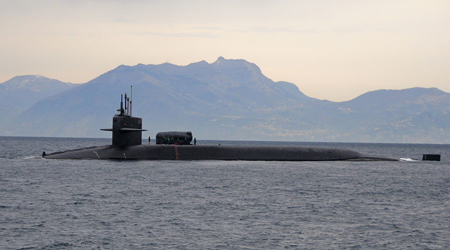 Tàu ngầm hạt nhân USS Florida của Mỹ.