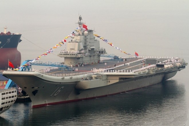 Tàu sân bay duy nhất của Trung Quốc tại thời điểm hiện tại là tàu Liêu Ninh