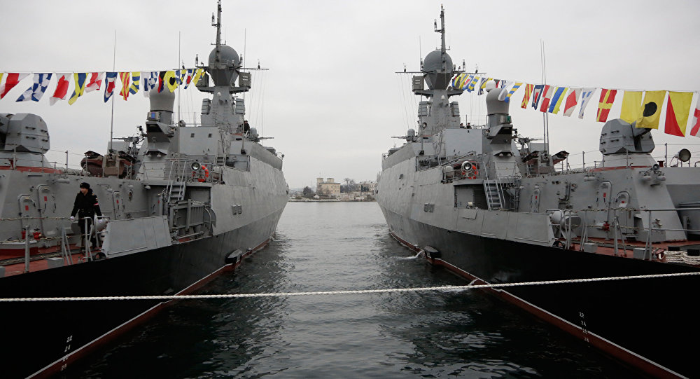 Bộ đôi tàu tên lửa Buyan-M mới gia nhập hạm đội Biển Đen của Nga