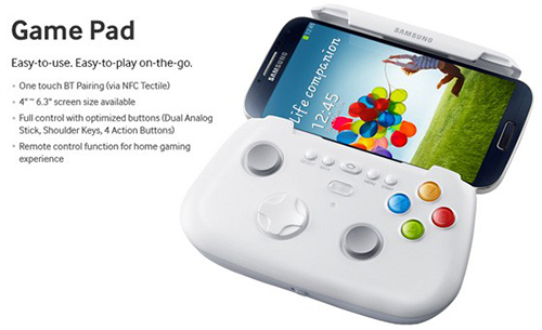 Một thiết bị chơi game Gamepad dành cho dòng máy Galaxy S4