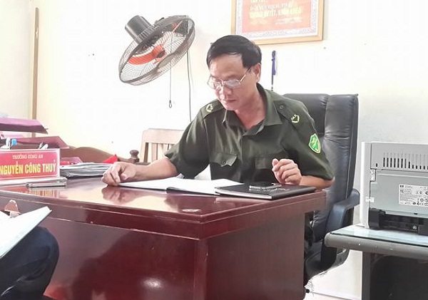 Ông Nguyễn Công Thủy - Trưởng Công an xã Trần Phú (huyện Chương Mỹ - Hà Nội)