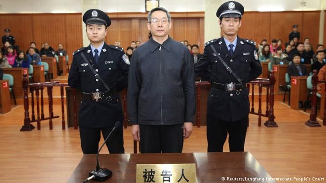 Một quan chức bị khởi tố tội tham nhũng Trung Quốc