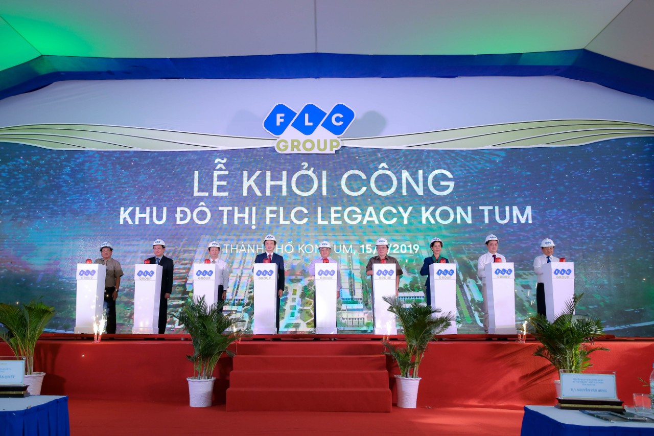 Chính thức khởi công FLC Legacy Kon Tum, dự án đô thị cao cấp đầu tiên của Tập đoàn FLC