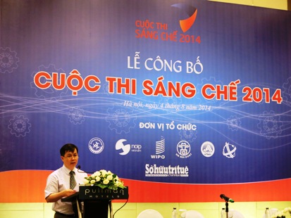 Ông Tạ Quang Minh, Cục trưởng Cục Sở hữu trí tuệ công bố Thể lệ Cuộc thi