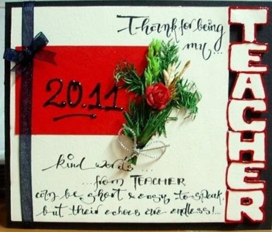 Thiệp đẹp 20/11 handmade dành tặng thầy cô giáo 4