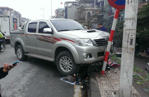Rất may là không có nạn nhân tử vong trong vụ tai nạn liên hoàn ở Hà Nội