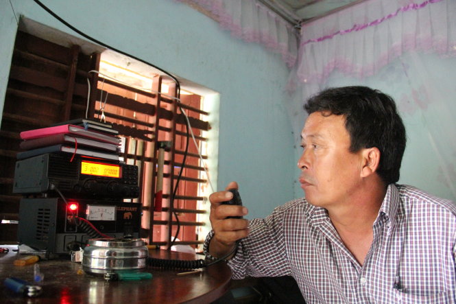 Ông Nguyễn Thanh Nam vẫn đang tiếp tục liên lạc với tàu cá QNg 95861 có ngư dân Quảng Ngãi bị bắn chết ở Trường Sa
