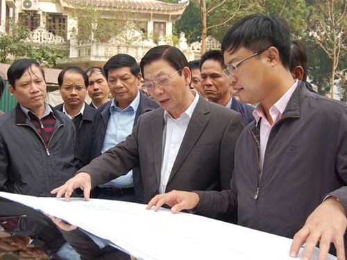 Chủ tịch UBND thành phố Hà Nội kiểm tra thi công thực hiện dự án Trần Phú- Kim Mã