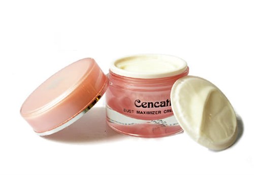 Trong số các loại mỹ phẩm Samsara bị thu hồi có kem massage dưỡng ngực Cencatia Cencatia bust maximize cream
