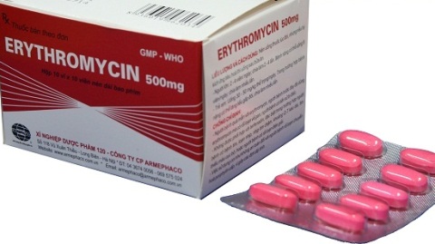 Sản phẩm thuốc kháng sinh Erythromycin (thuốc viên bao phim Erythromycin)