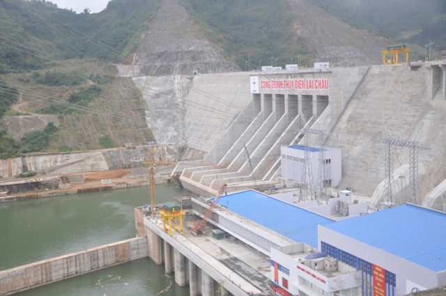 Nhà máy Thủy điện Lai Châu là công trình trọng điểm quốc gia với tổng mức đầu tư 35.700 tỷ đồng