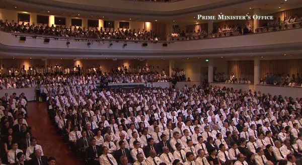 Nhiều lãnh đạo, quan chức các nước đã đến tham dự lễ truy điệu cựu Thủ tướng Lý Quang Diệu
