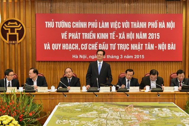 Chính phủ đồng ý về chủ trương phát triển khu đô thị trục Nhật Tân - Nội Bài