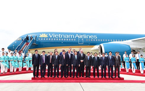 Thủ tướng dự Lễ tiếp nhận máy bay thế hệ mới Airbus 350-900