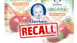 Công ty Gerber ở Mỹ (thuộc Tập đoàn Nestle) đang phải thu hồi một số dòng sản phẩm