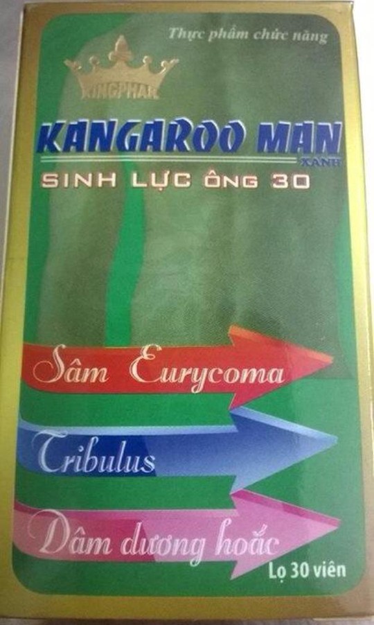 Thực phẩm chức năng tăng cường sinh lý Kangarooman Xanh của Công ty Cổ phần Kingphar Việt Nam
