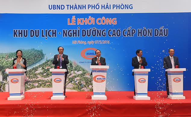 Thủ tướng Nguyễn Xuân Phúc tham dự khởi công dự án Hòn Dấu