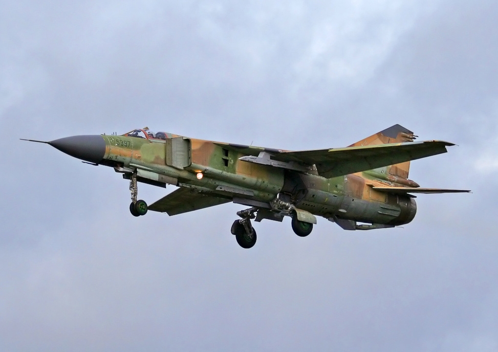 Tiêm kích MiG-23 hiện vẫn là một máy bay rất phổ biến ở nhiều quốc gia