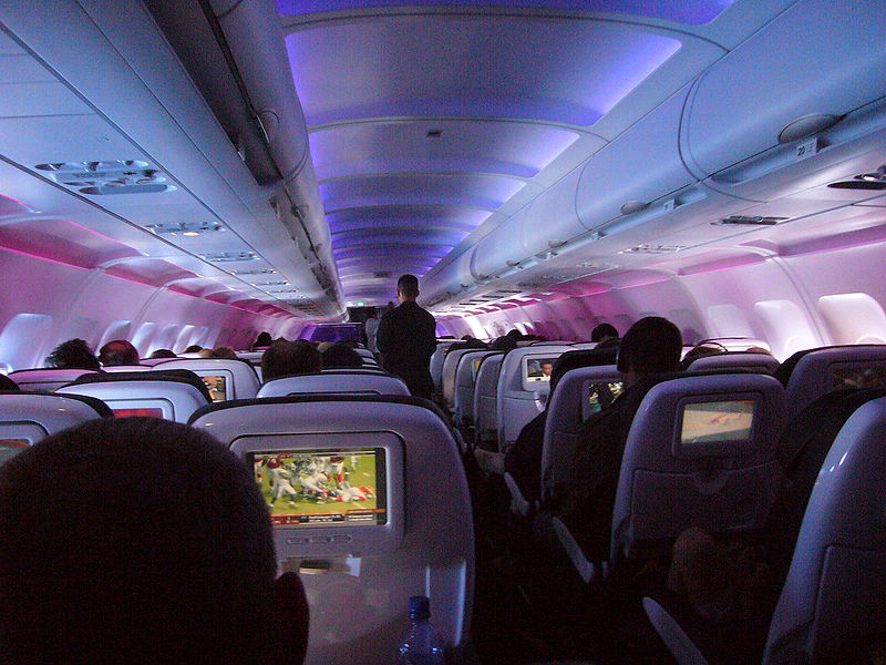 Bên trong chiếc máy bay Airbus A320