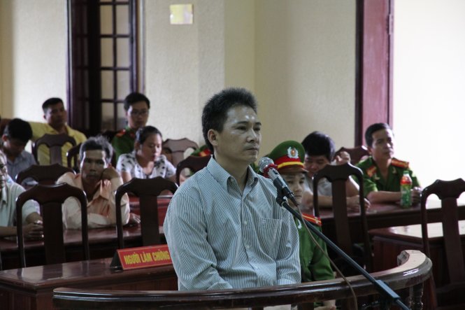 Bị cáo Lê Văn Hùng, theo những tin pháp luật online mới nhất hôm nay