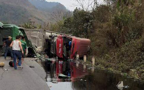 Những tin pháp luật an ninh 24h qua đề cập đến vụ tai nạn giao thông thảm khốc ở Mai Châu, Hòa Bình