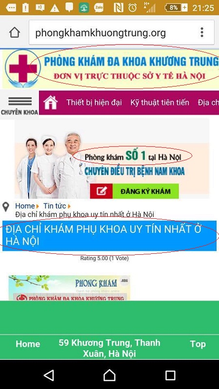 Vụ việc quảng cáo trái phép ở Phòng khám Đa khoa Khương Trung là một trong những tin pháp luật online 24h được độc giả quan tâm