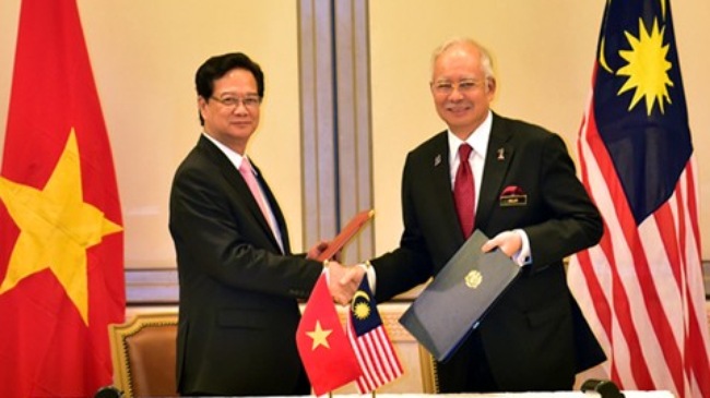 Thủ tướng Nguyễn Tấn Dũng và Thủ tướng Malaysia Najib Rajak