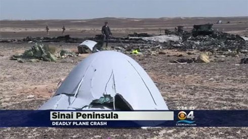 Vụ tai nạn máy bay Nga rơi tại Ai Cập, khiến 224 người thiệt mạng