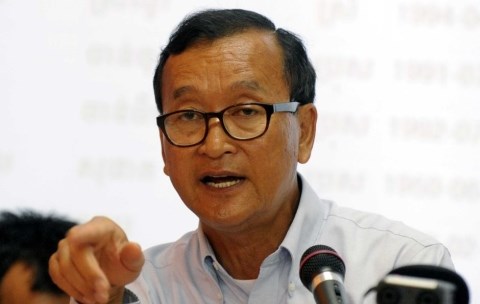 Chủ tịch Đảng đối lập Sam Rainsy