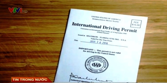 TPHCM sẽ cấp giấy phép lái xe quốc tế từ năm 2016