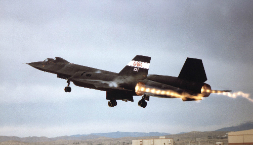 Máy bay SR-71 Blackbird của Mỹ.