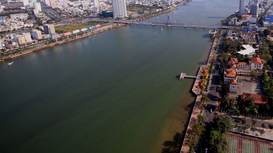 Khu vực dự kiến xây công trình vượt sông Hàn