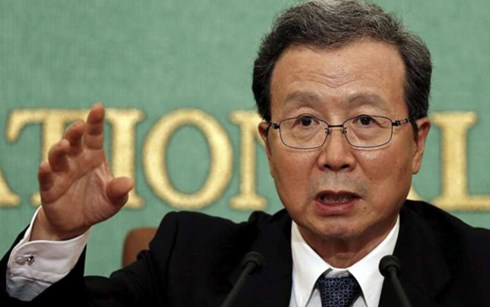 Cheng Yonghua, Đại sứ Trung Quốc tại Nhật Bản, phát biểu ở Tokyo hôm 23/7