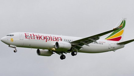 Một chiếc máy bay của hãng Ethiopian