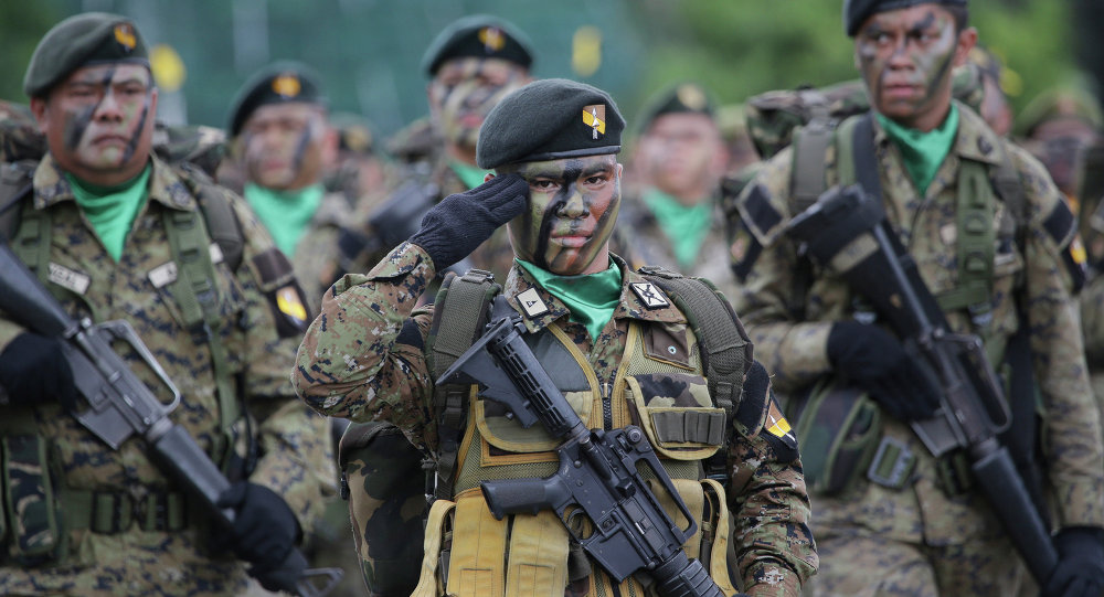 Binh sĩ Philippines tham gia tập trận