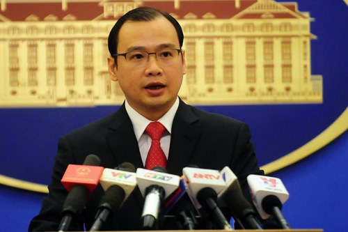 Ông Lê Hải Bình, phát ngôn viên Bộ Ngoại giao Việt Nam